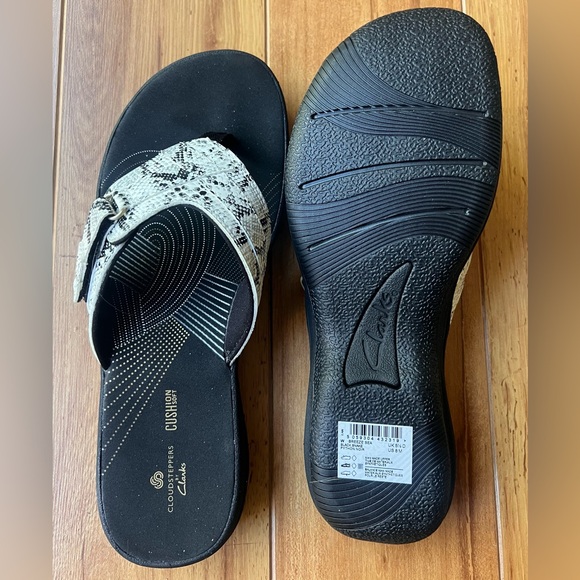 Clarks Python Sandals New In Box - Picture 4 of 6